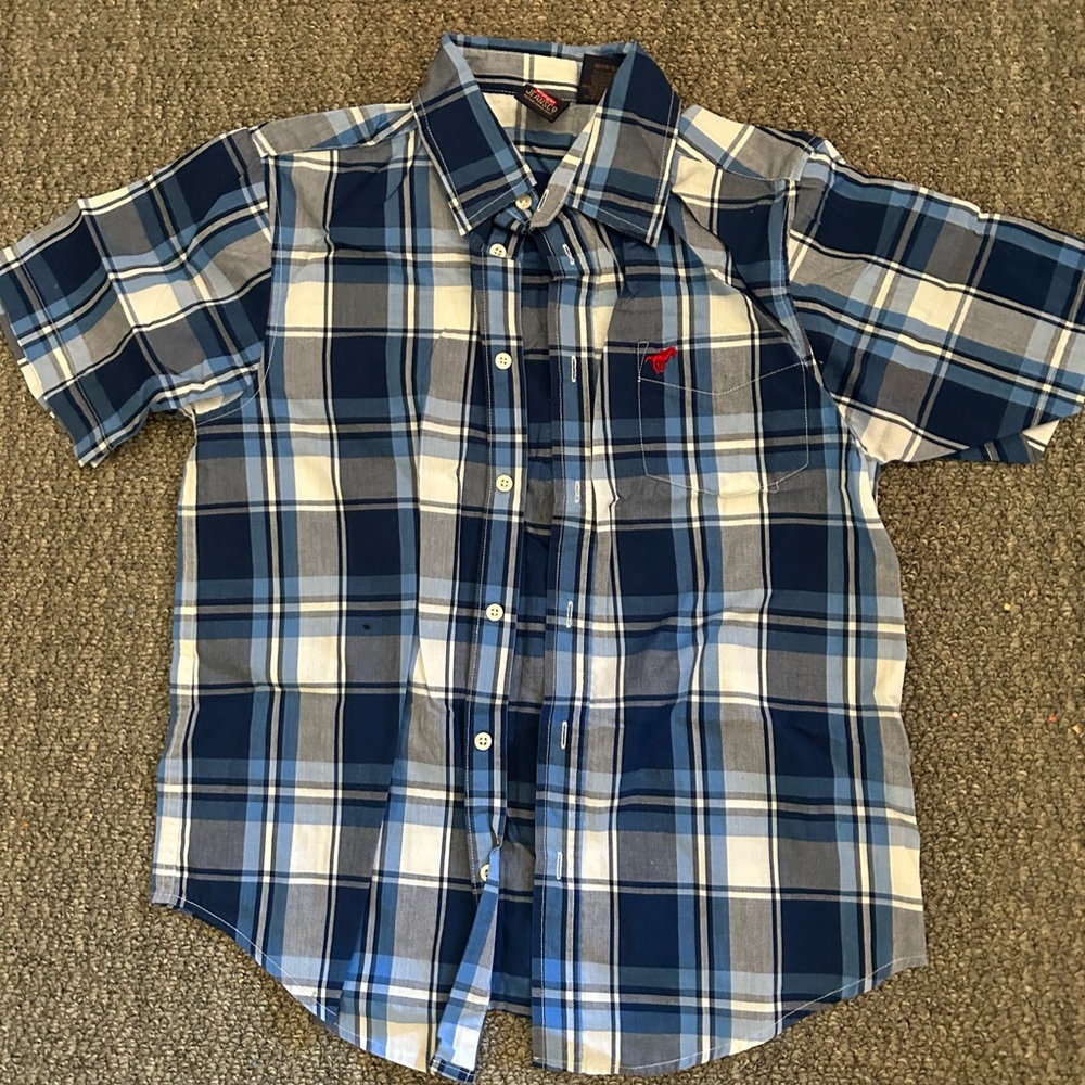 Wrangler Boys Button Down Shirt. Size XL